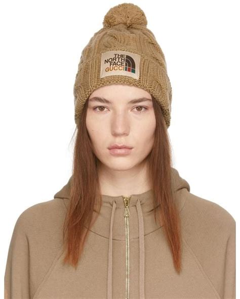 gucci brown beanie|gucci beanie women.